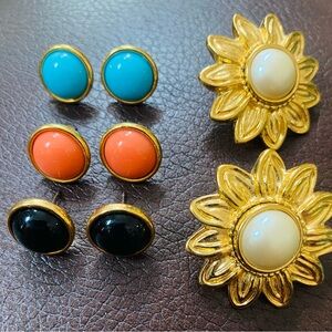 Joan Rivers Sunflower Interchangeable Earrings via